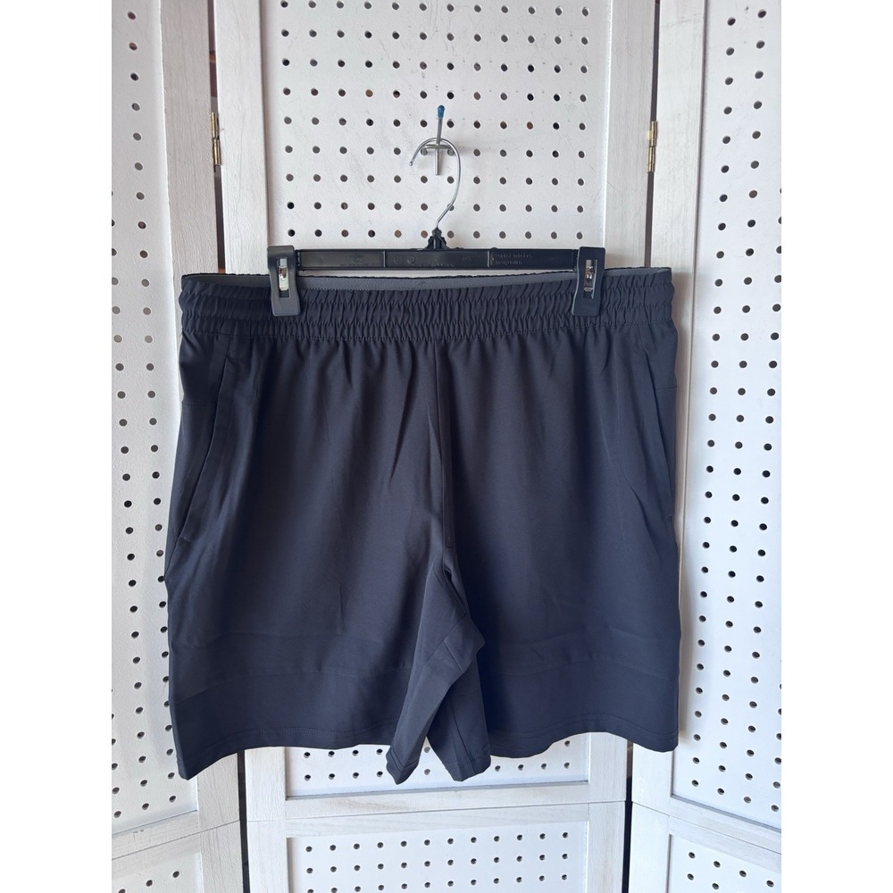 Motion‎ Men's Athletic Shorts Quick Dry Lightweight Workout Shorts Black Size L